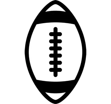 Sticker rugbybal - TenStickers
