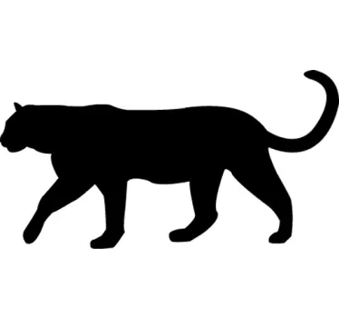 Sticker silhouette panter - TenStickers