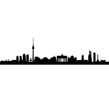 Sticker skyline berlijn - TenStickers