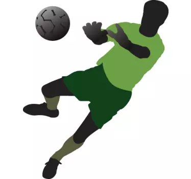 Sticker sport voetbal doelman save - TenStickers