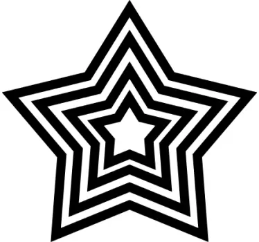 Sticker sterren groot klein - TenStickers