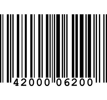 Sticker streepjescode - TenStickers