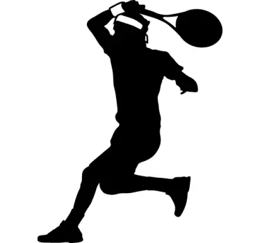 Sticker tenniser voorhand - TenStickers