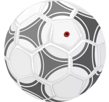 Sticker voetbal Adidas - TenStickers