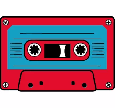 Stickers Cassette Bandje - TenStickers