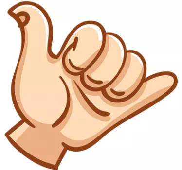 Surfstickers Handlogo - TenStickers