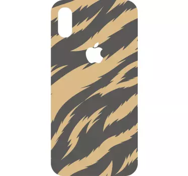 Tijger textuur iphone sticker - TenStickers