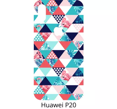 Tropisch dierenpatroon huawei sticker - TenStickers