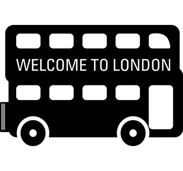 Welkom tot Londen Muursticker - TenStickers