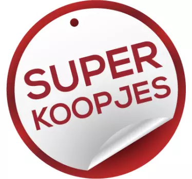 Winkelraam sticker super koopjes - TenStickers