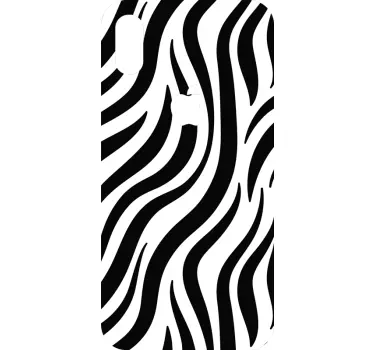 Zebra textuur Iphone-sticker - TenStickers