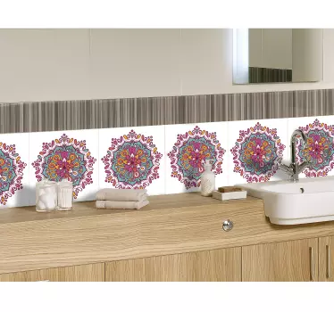 Tegelstickers keuken mandala - TenStickers