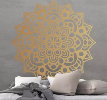 Stickers bloemenpatroon Luxe arabesque mandala - TenStickers