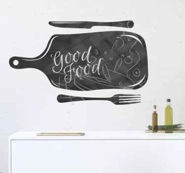 Krijtbord sticker keuken - TenStickers