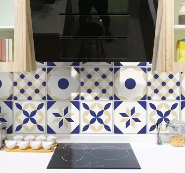 Tegelsticker keuken vierkant - TenStickers