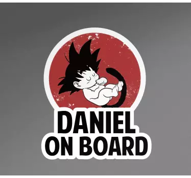 Baby aan boord sticker Ruimteschip ontwerp baby aan boord - TenStickers