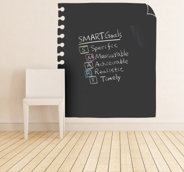 Krijtbord sticker notitieblok - TenStickers