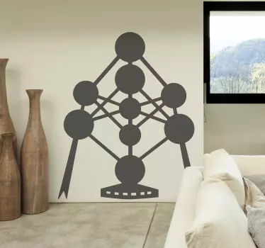 Atomium Brussel sticker - TenStickers