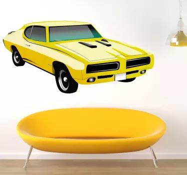 Auto Pontiac GTO - TenStickers