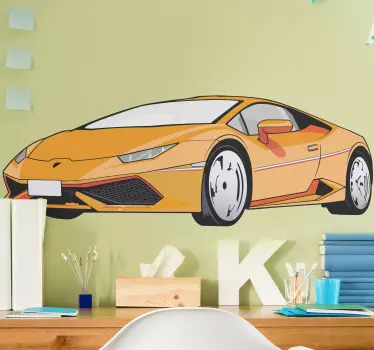 Auto sticker Italiaanse super auto - TenStickers