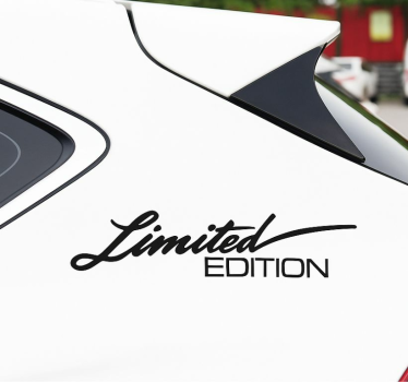 Auto sticker limited edition - TenStickers