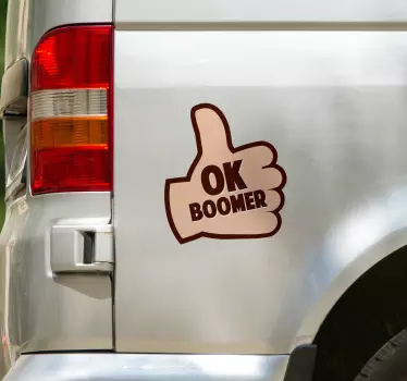Ok boomer auto sticker - TenStickers