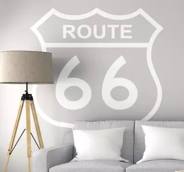 Auto sticker Route 66 - TenStickers