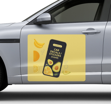 Autosticker voor autoadvertentie - TenStickers