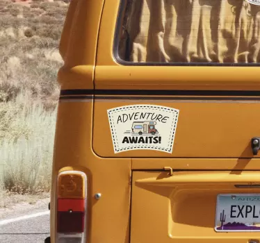 Reis sticker adventure awaits - TenStickers