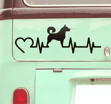Autostickers honden auto - TenStickers