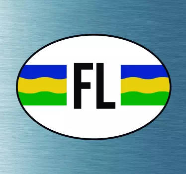 Autostickers vlag Flevoland - TenStickers