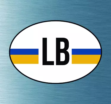 Autostickers vlag Limburg - TenStickers