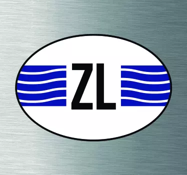 Autostickers Vlag Zeeland - TenStickers