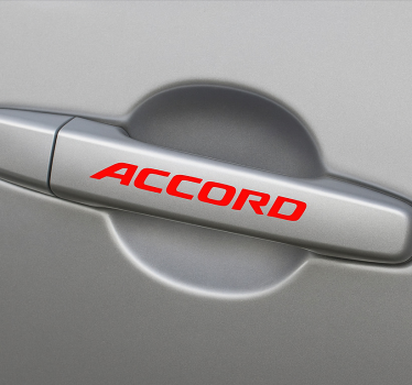 Autosticker accord woord - TenStickers