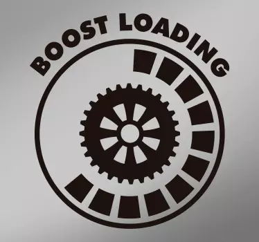 Autosticker boost laad ontwerp - TenStickers