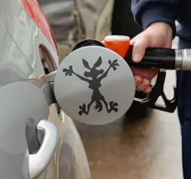 Autosticker met coyote silhouet - TenStickers