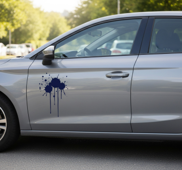 Autosticker druppelende verfspetters - TenStickers