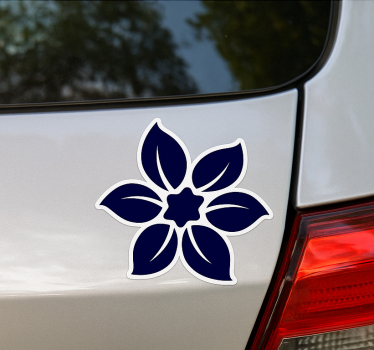 Autosticker elegante bloemenbloei - TenStickers
