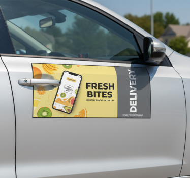 Autosticker op maat mini bedrijfsadvertentie - TenStickers