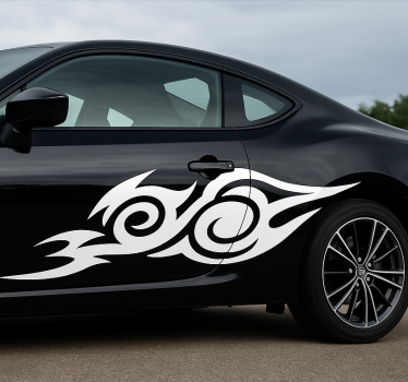 Autosticker scherpe draaiende turbowielen - TenStickers