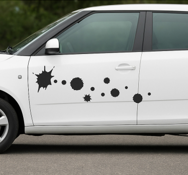 Autosticker urban inktspetters - TenStickers