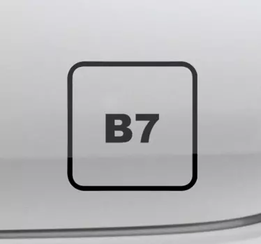 Autostickers Diesel b7 - TenStickers