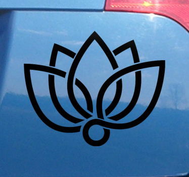 Autosticker Lotusbloem - TenStickers