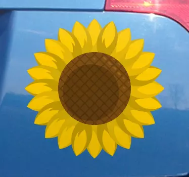 Autosticker zonnebloem - TenStickers