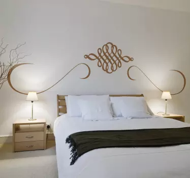 Bed hoofdeinde sticker Oosters - TenStickers
