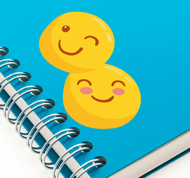 Technologie stickers kleine smileys - TenStickers