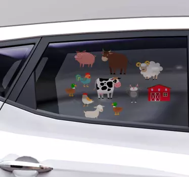 Boerderijdieren Sticker Set - TenStickers