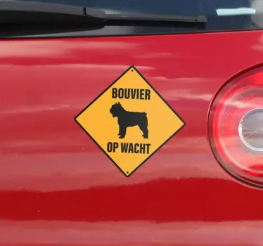 Boevier op wacht autosticker - TenStickers