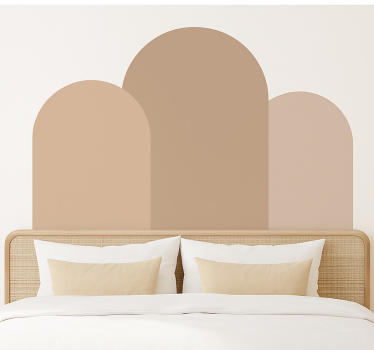Boho boogpatroon slaapkamer muursticker - TenStickers