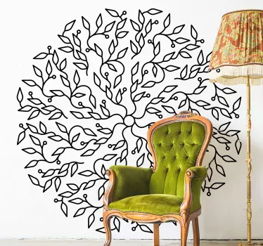 Boom muursticker Boom des levens abstract - TenStickers